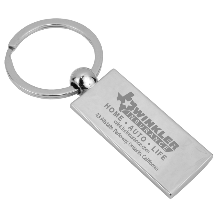 "Era" Laser Engraved Metal Key Holder 1