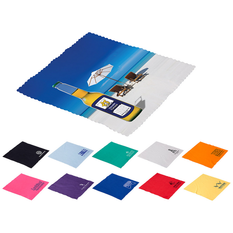 Full Color Microfiber Cleaning Cloths 4