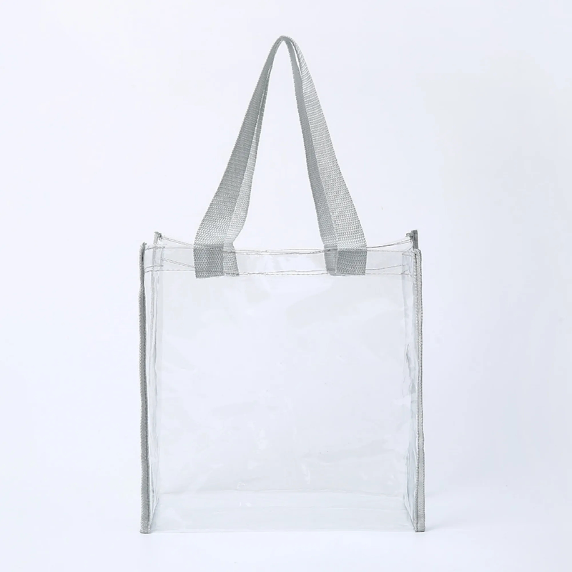 Clear PVC Tote Bag 12"x12"x6" 1