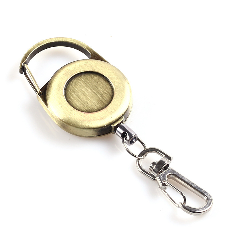 Vintage Design Badge Reel with Key Chain 5