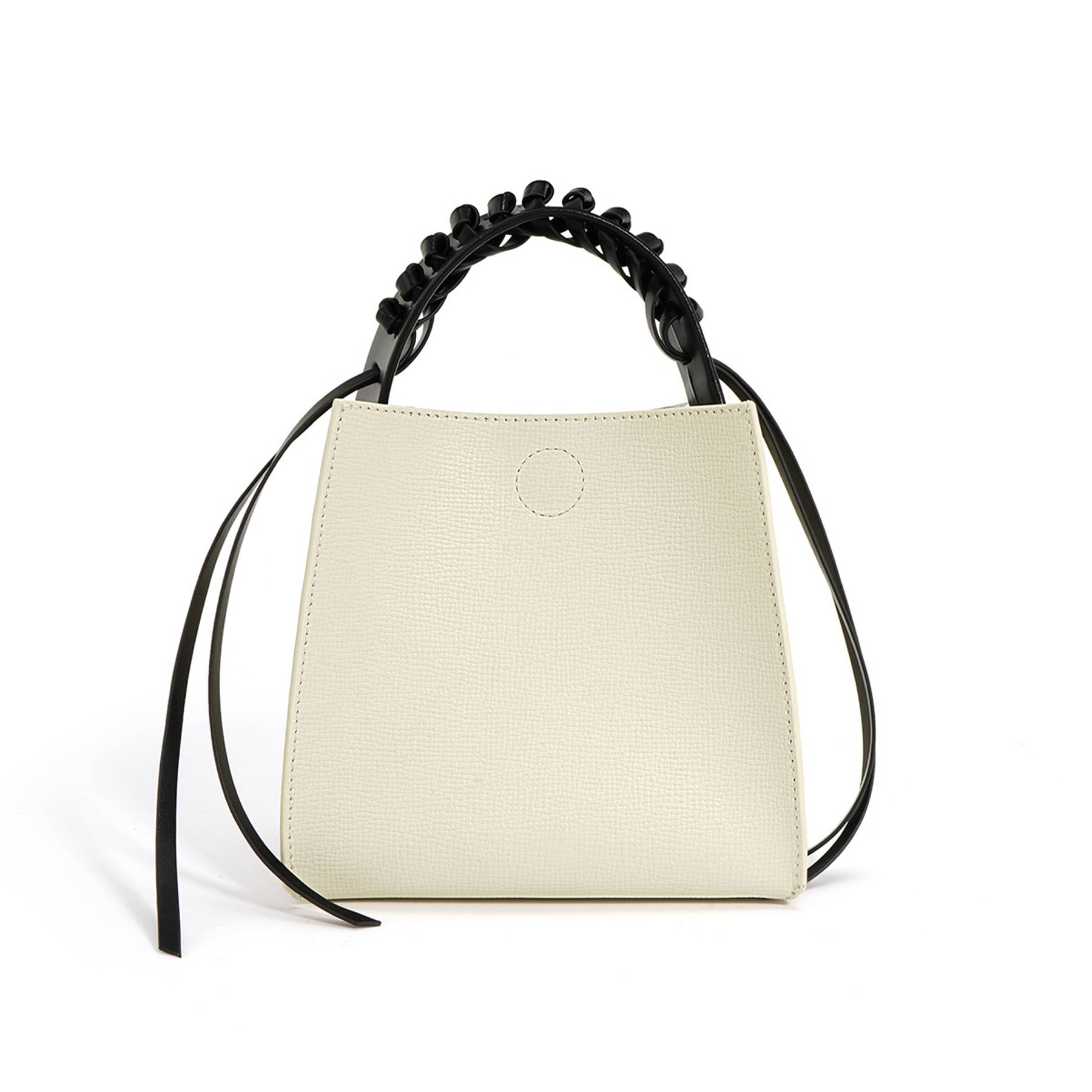Genuine Leather Vintage hand-held cross-body tote bag 2