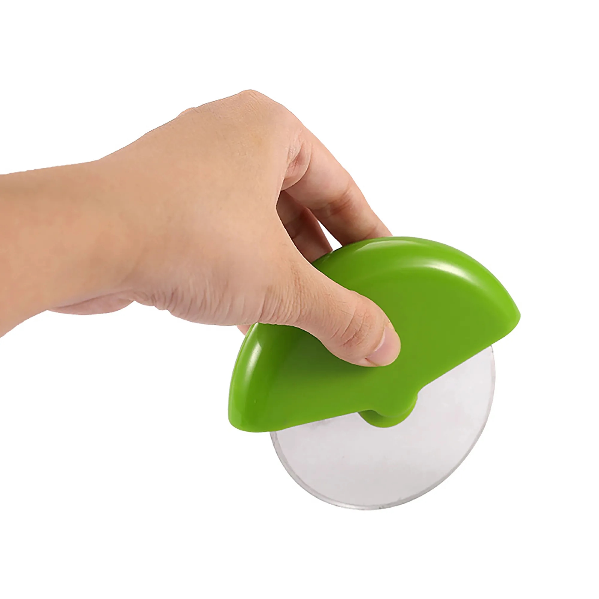 Handheld Round Rolling Pizza Cutter 4
