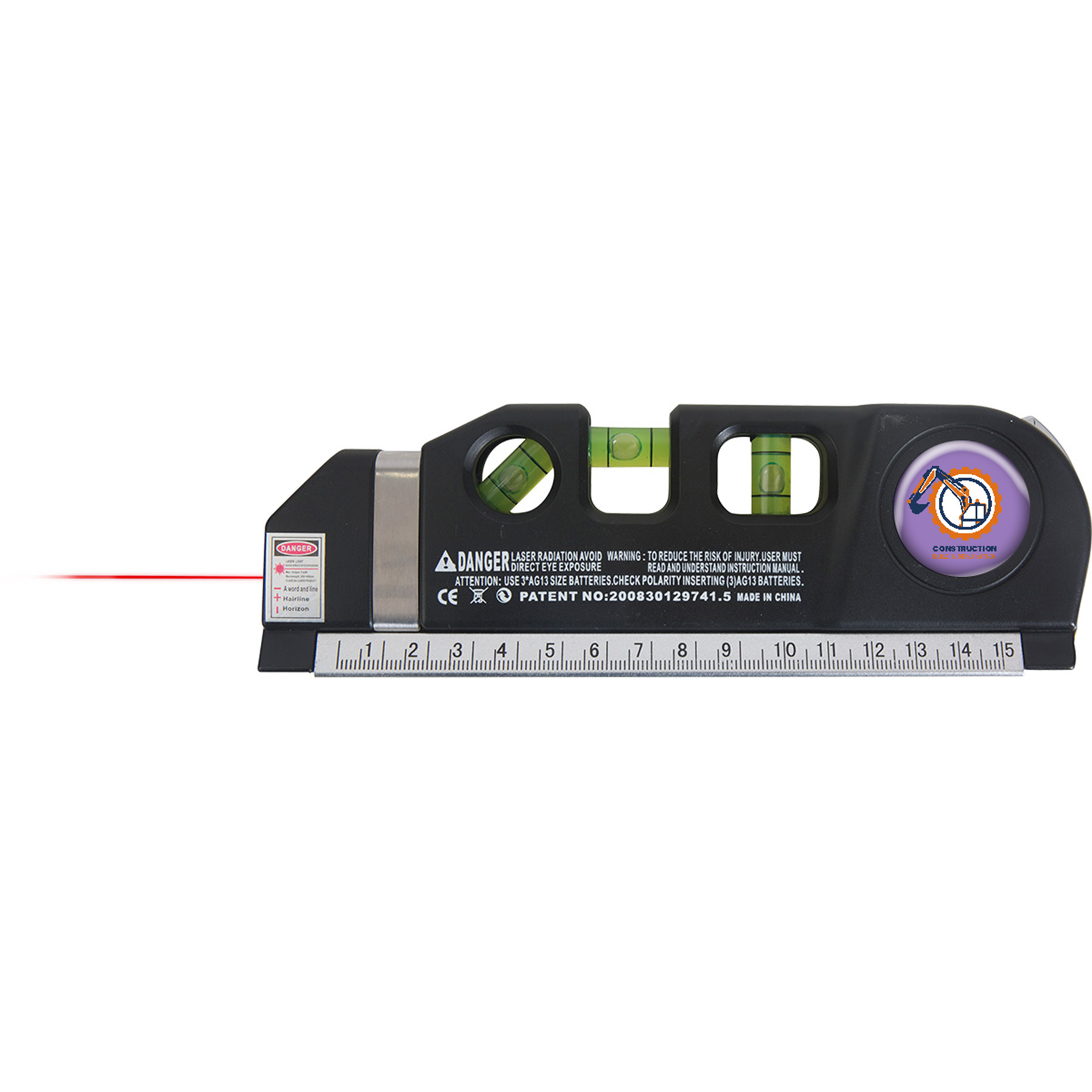 Laser Level with 8' Tape Measure 12