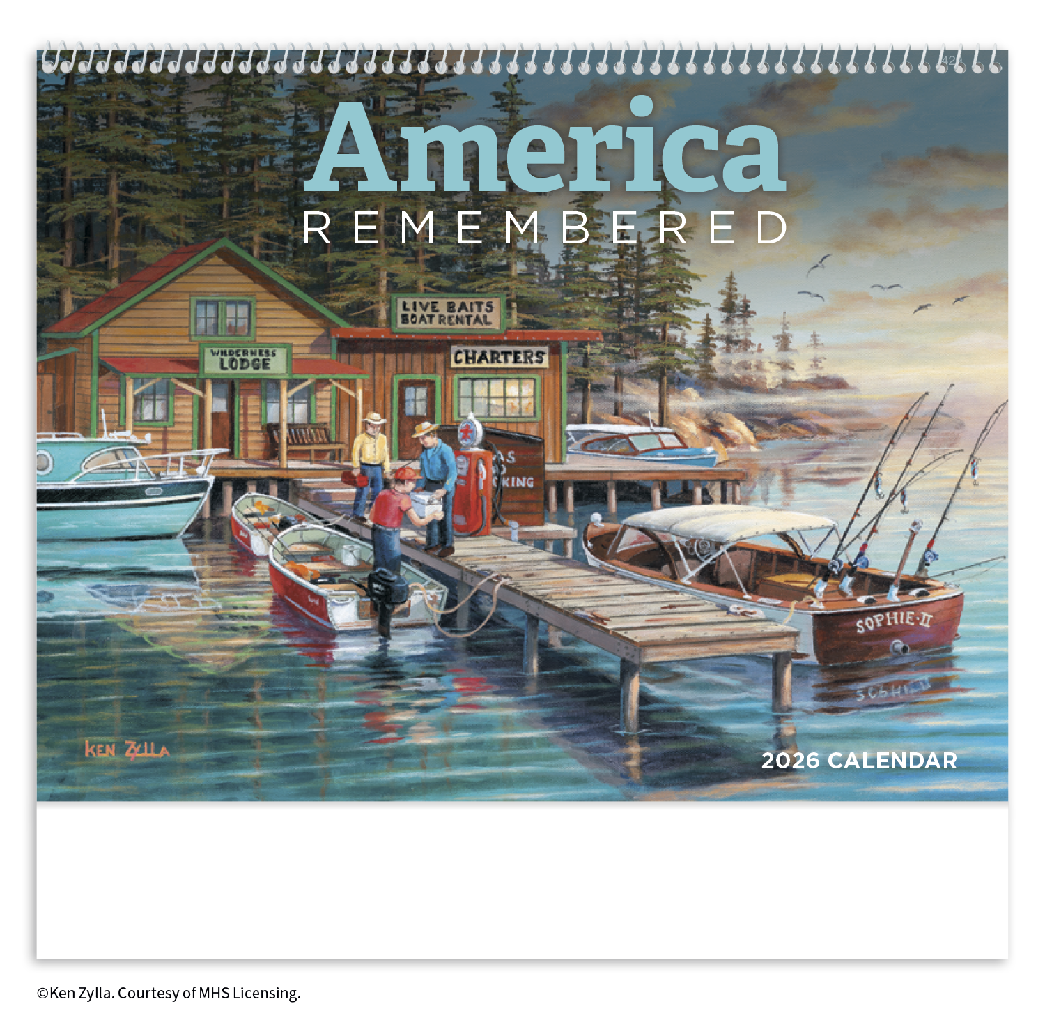 HotLine® Products America Remembered Appointment Calendar - Spiral 13
