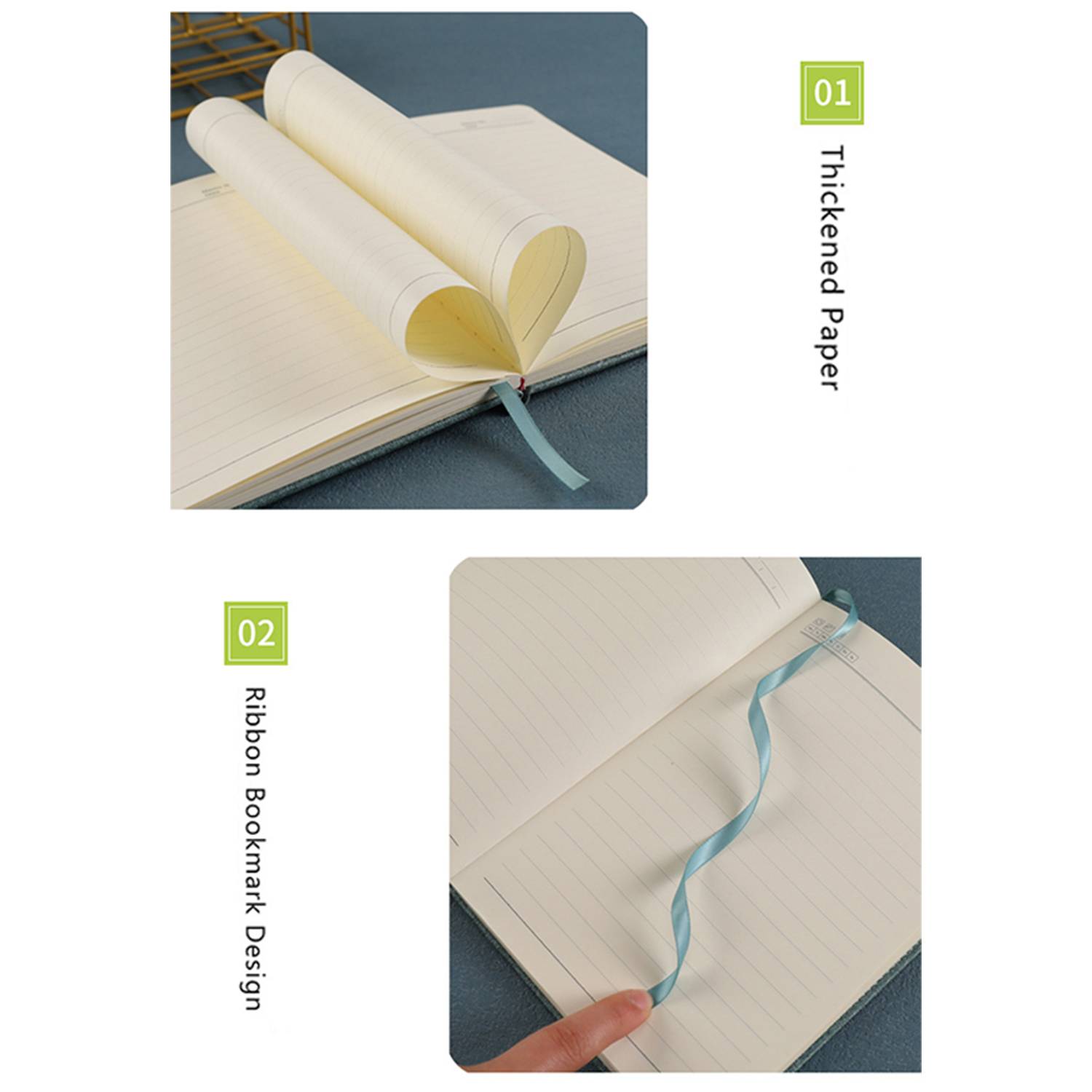 A5 PU Leather Notebook w/ Pocket 4