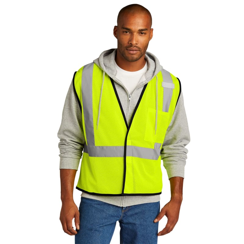 CornerStone ANSI 107 Class 2 Economy Mesh One-Pocket Vest. 7