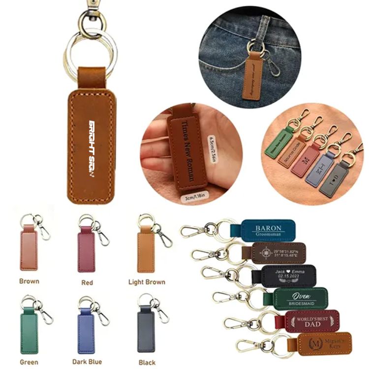 PU Leather Keychain 3