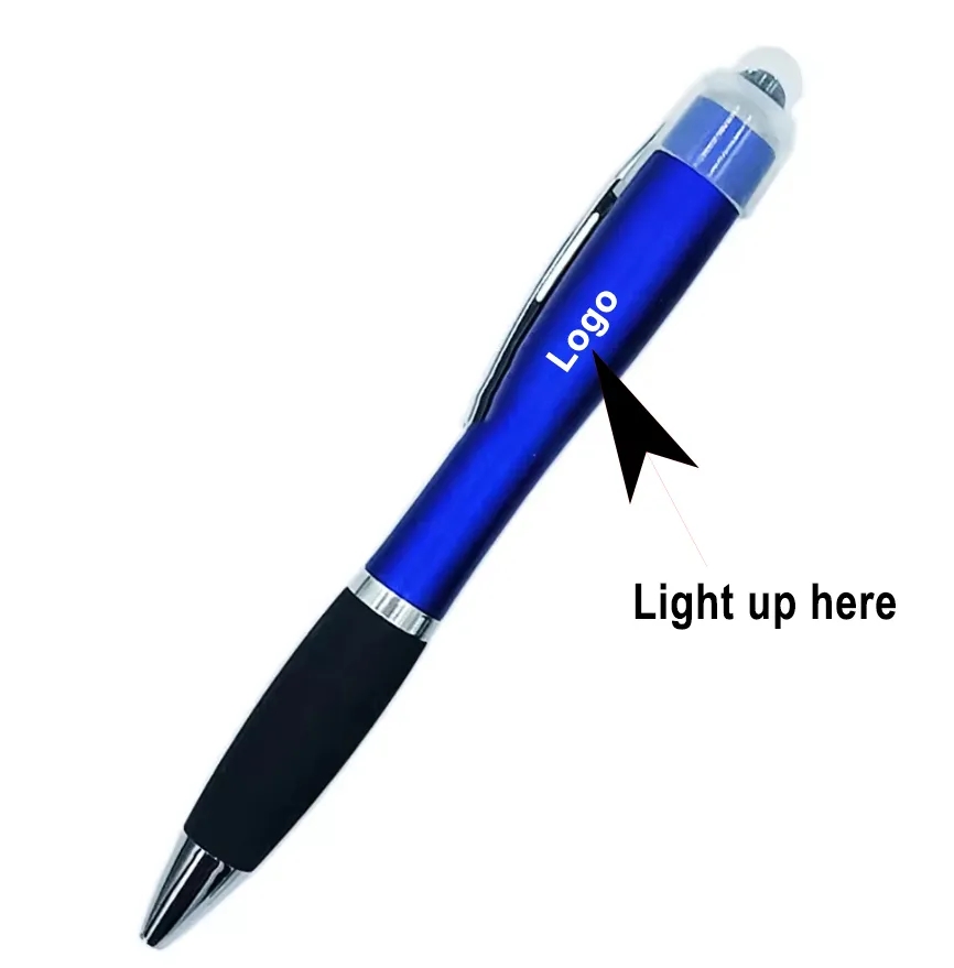 Light up Logo Ballpoint Stylus Advertising Pen 3