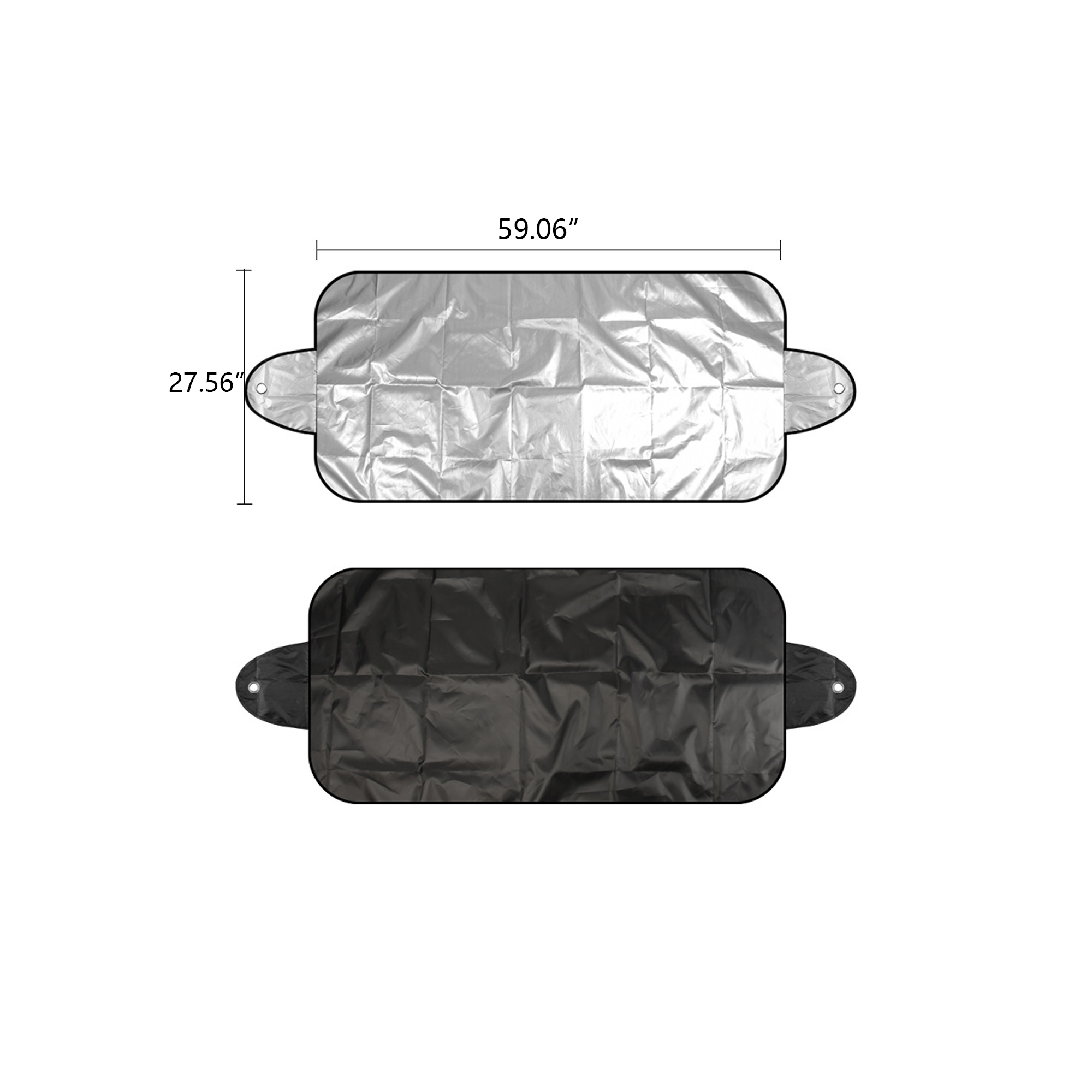 Silkscreen Printed Car Front Windshield Snow Cover 3