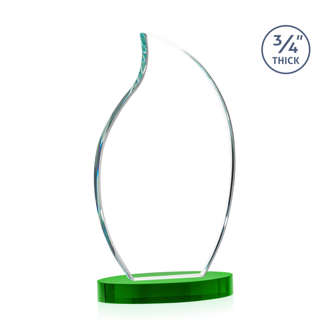 Croydon Flame Award on Alberton Base - Green 5