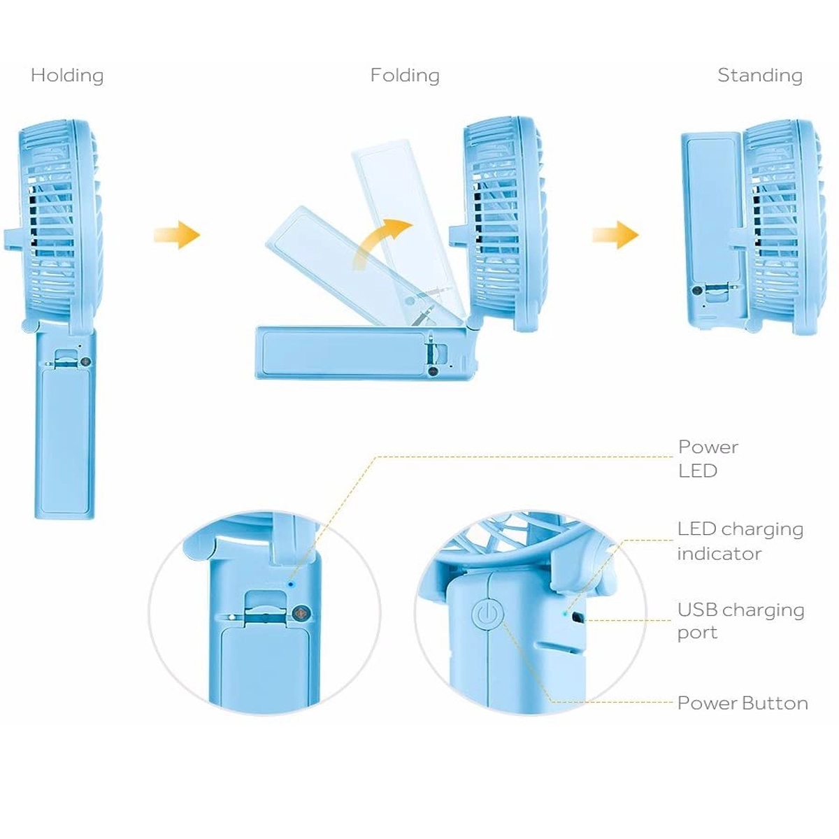 Mini Handheld Fan 4