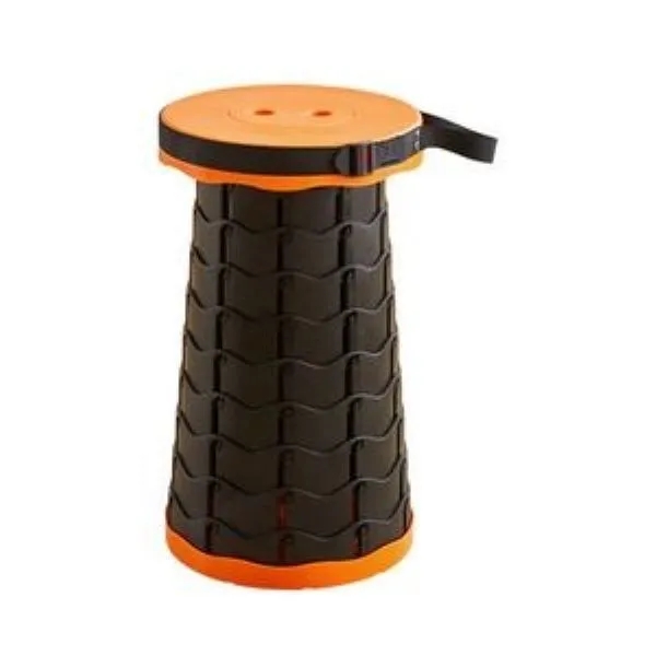Foldable Telescoping Stool Retractable Collapsible Camping S 4