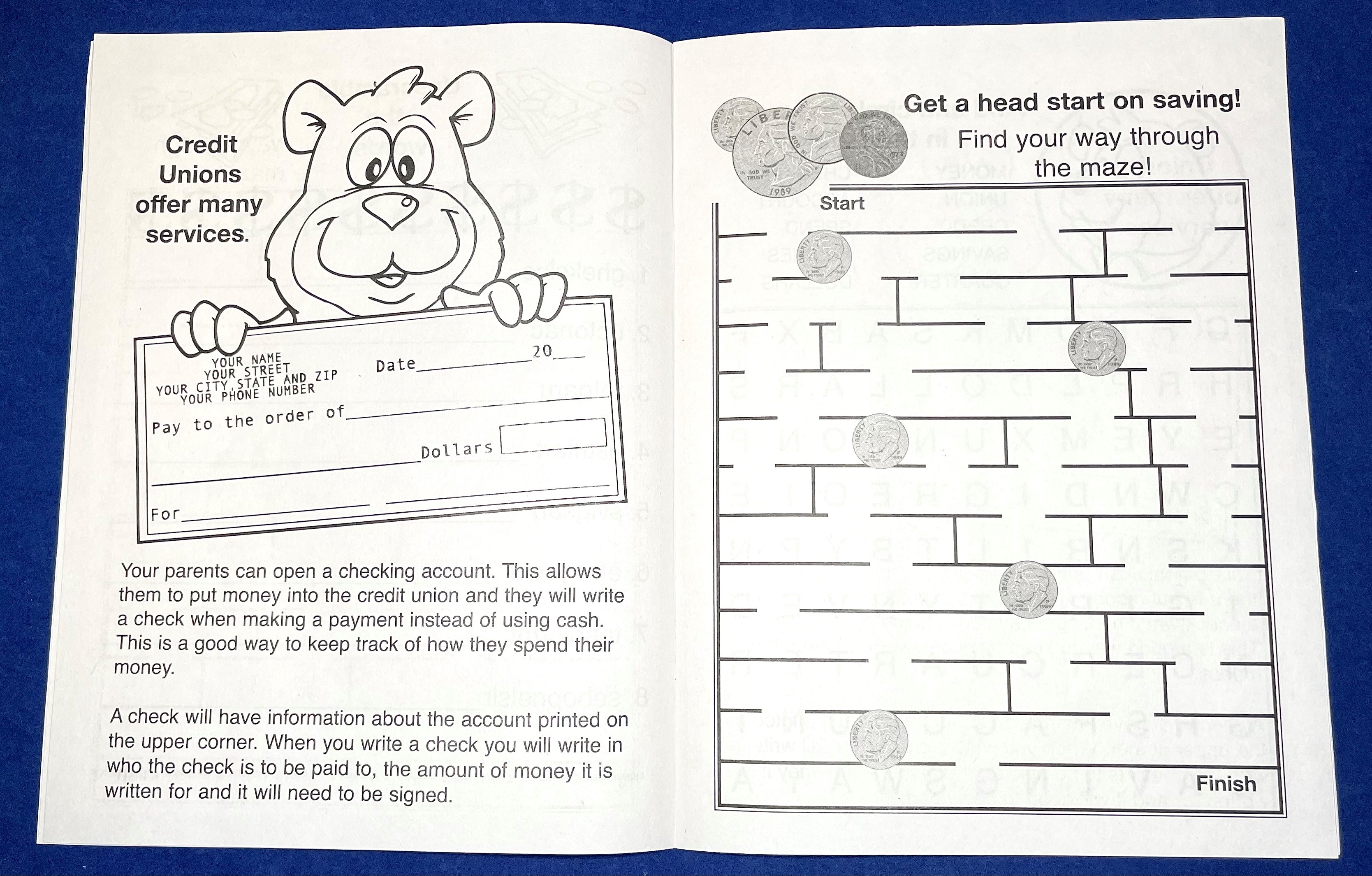 COLORING BOOK - A Trip to the Credit Union Coloring & Activity Book 3