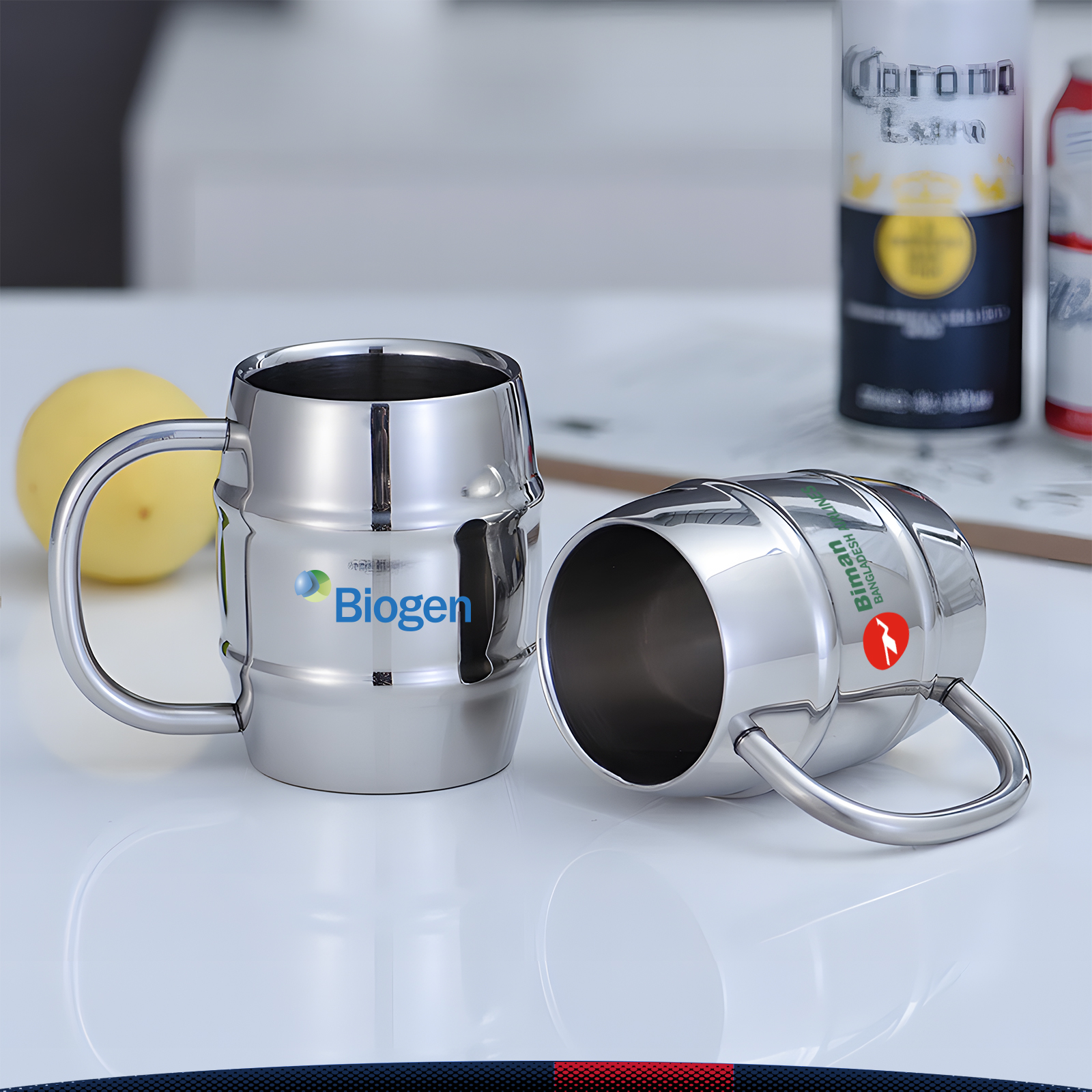 17 oz. Ouita Large Barrel Mugs 1