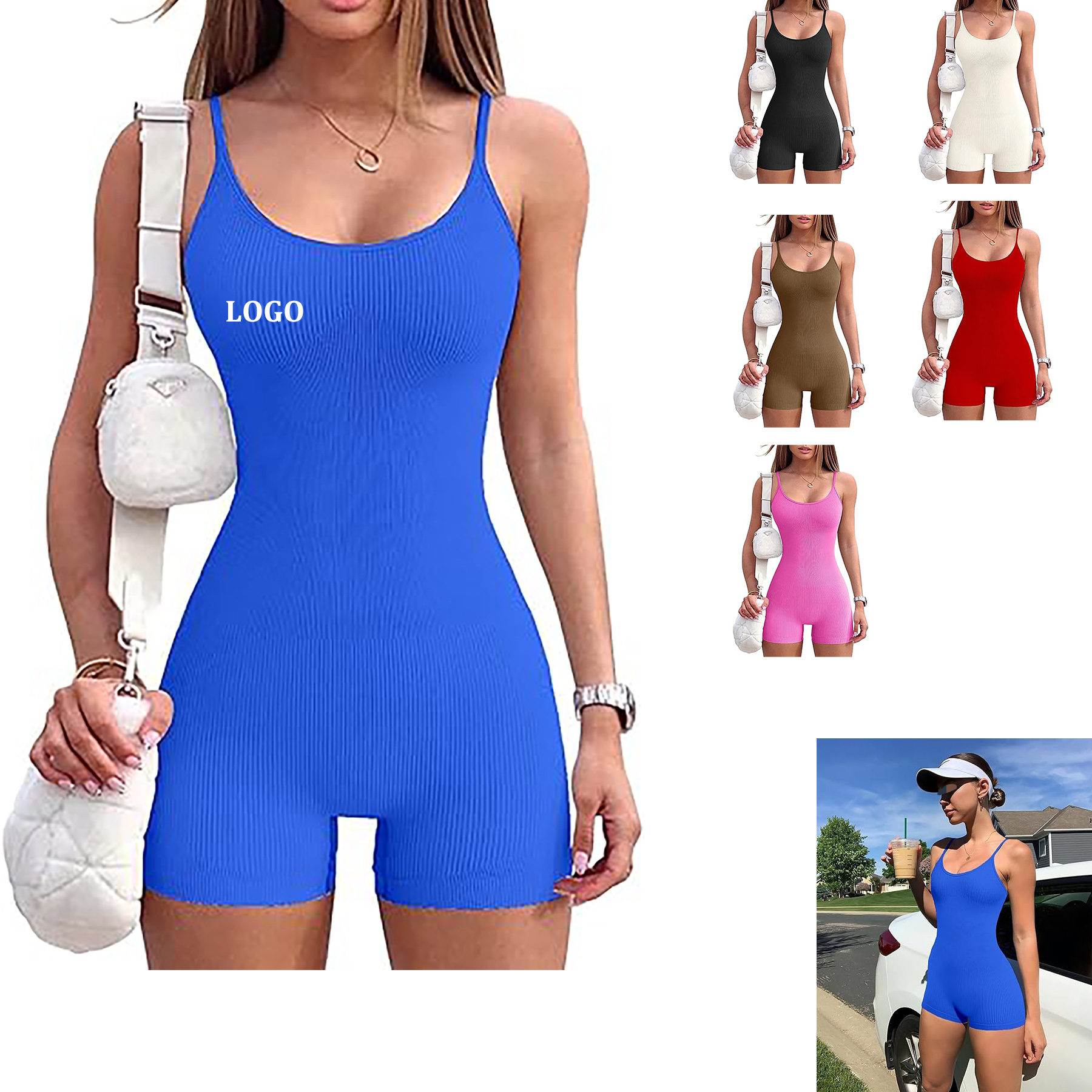 Women Workout Seamless Jumpsuit 7