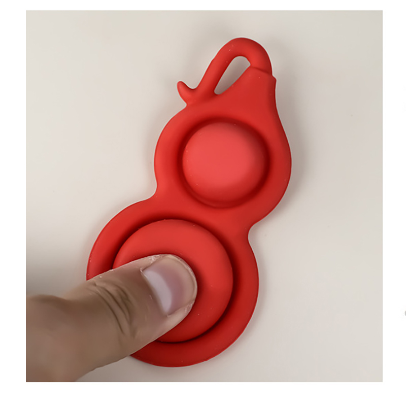 Mini Push Bubble Sensory Fidget Keychain 10