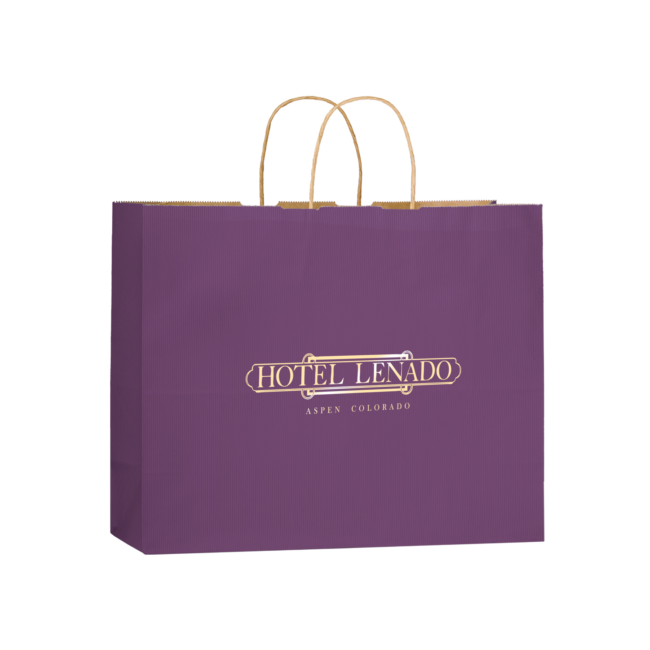 Matte Color Paper Shopper with Twisted Paper Handles 6