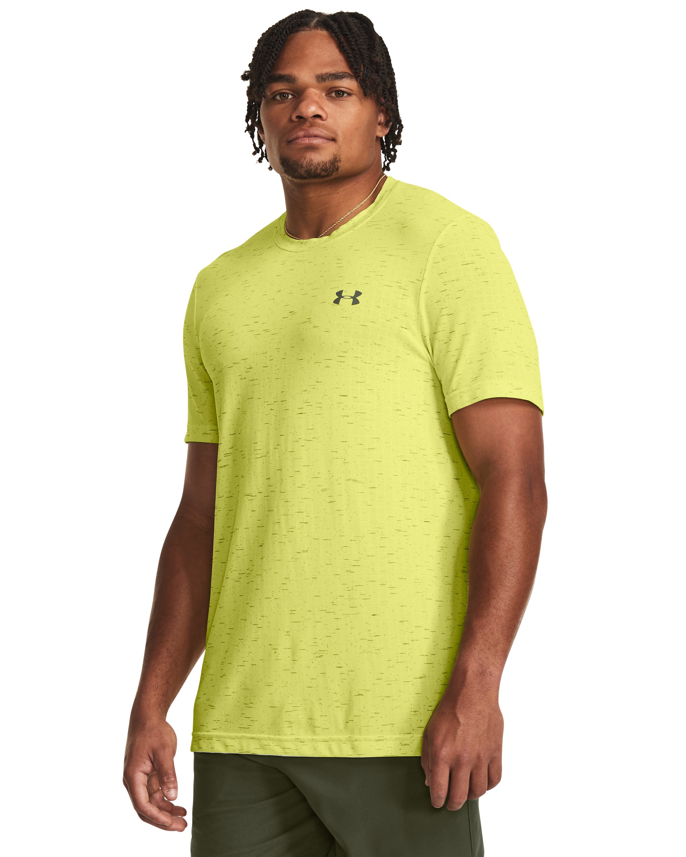 UA Seamless Grid Men's Short Sleeve 9
