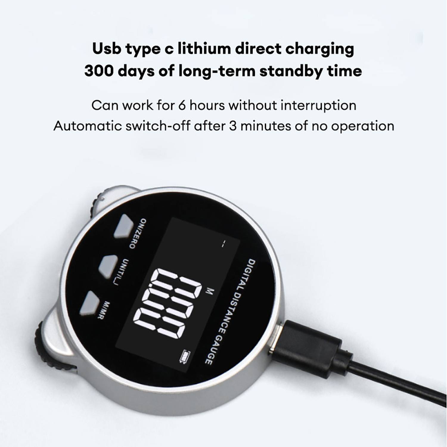 Rechargeable Electronic Digital Tape Measure 11