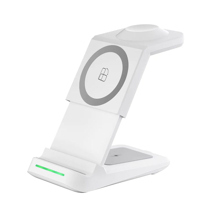 Magnetic 3-in-1 Charging Stands - White 2