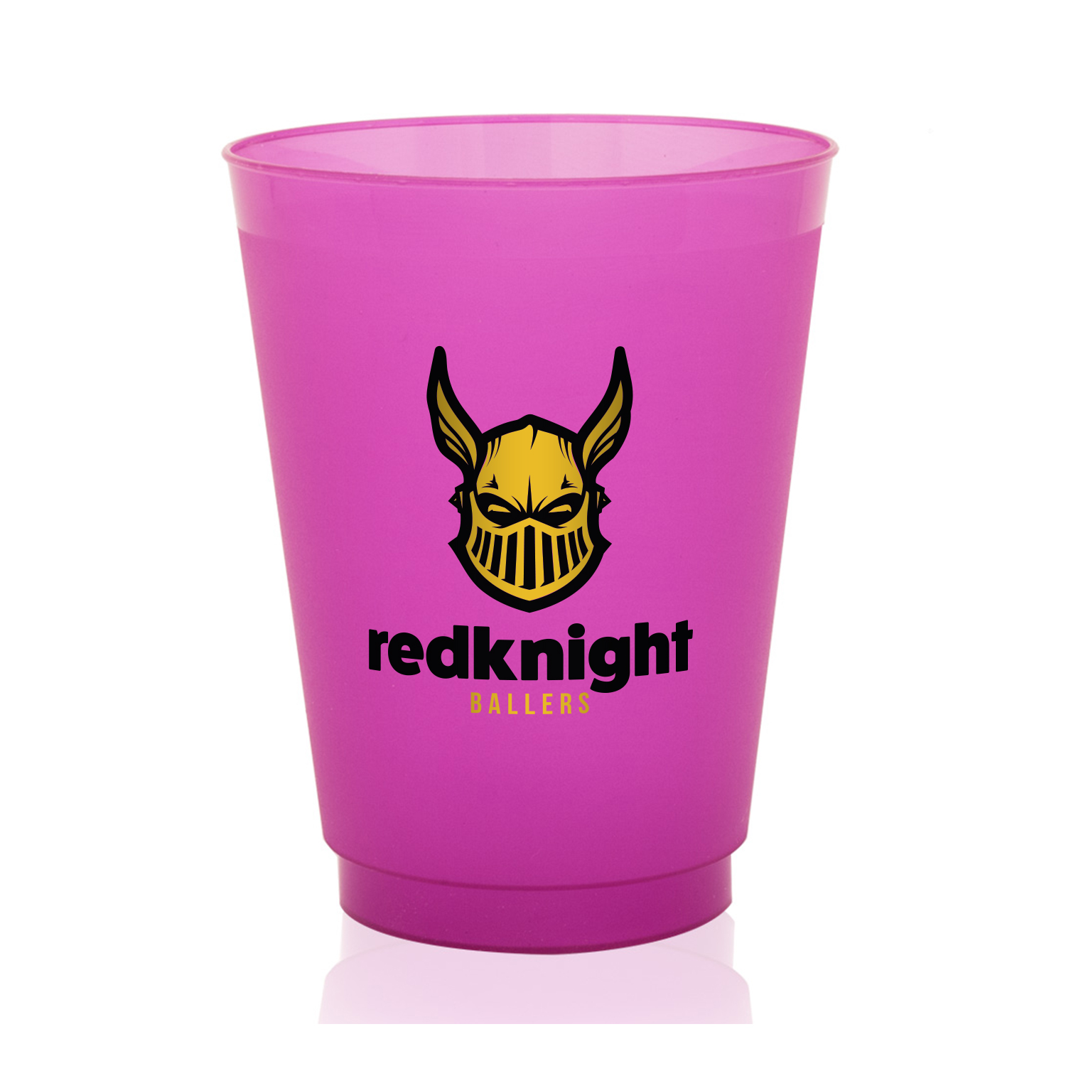 16 oz. Court Side Frosted Plastic Stadium Cup (1 Color Imprint) 8