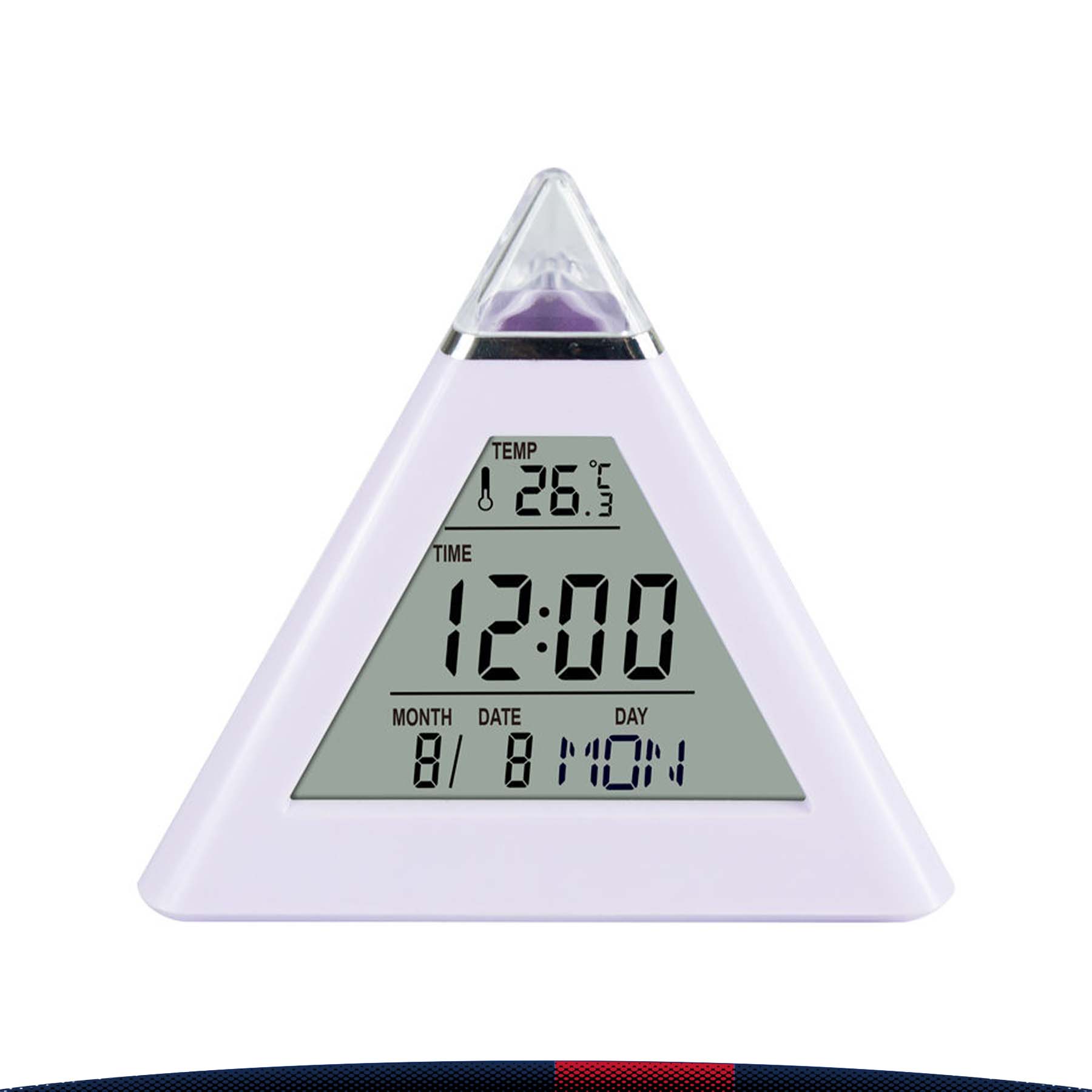 Triangle Colorful Alarm Clock 2