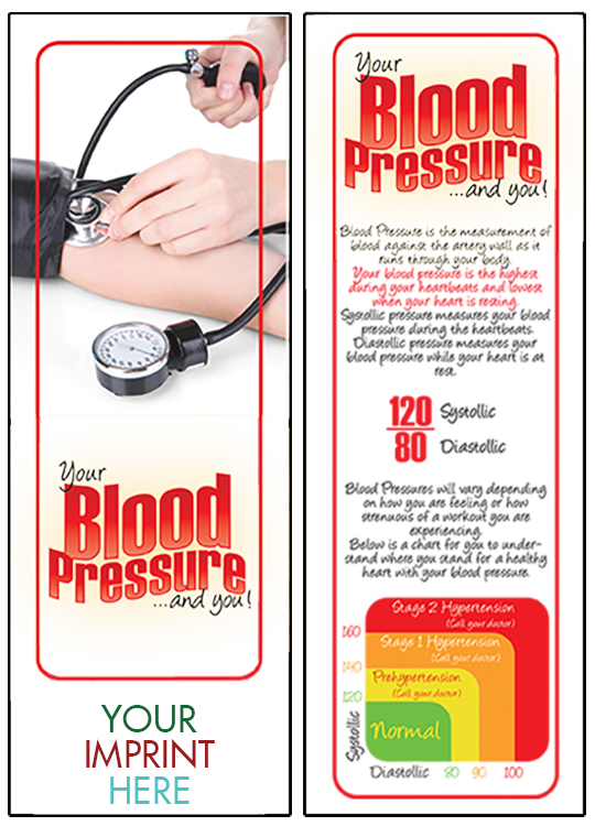 BOOKMARK - Blood Pressure Bookmark 2