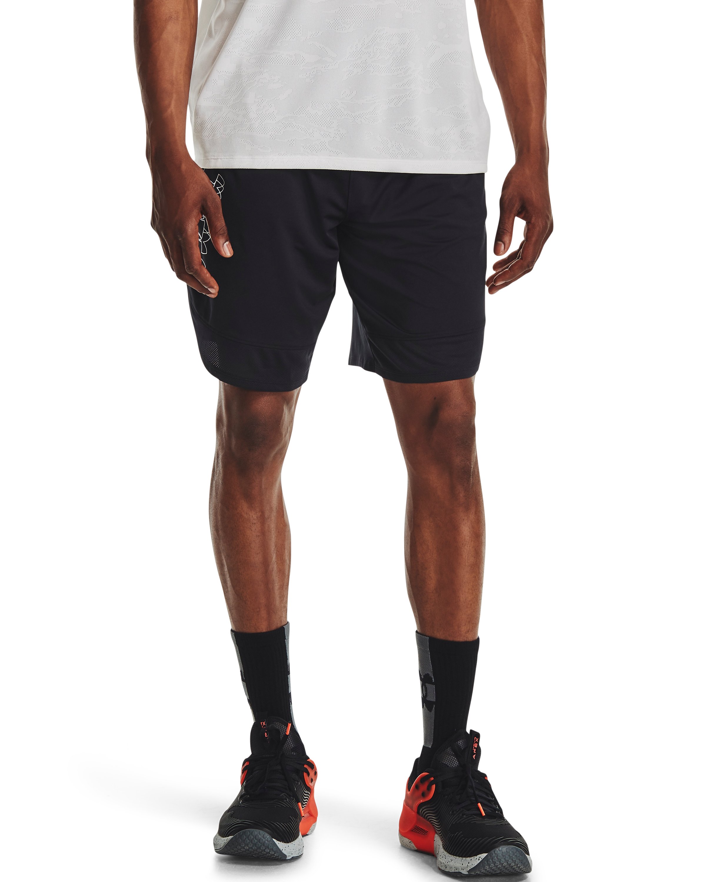Men's UA Stretch Train Logo Shorts 4