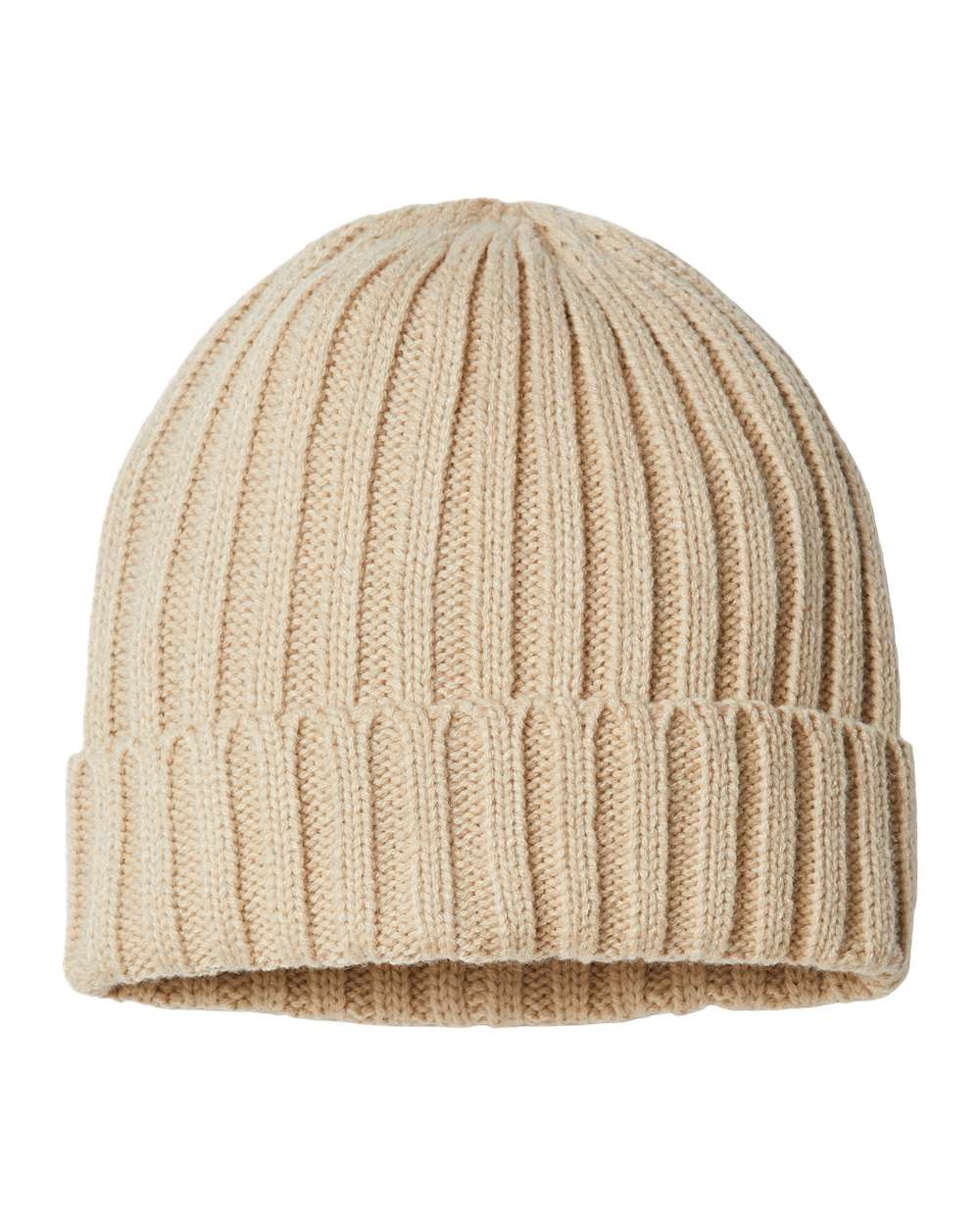 Sustainable Cable Knit Cuffed Beanie - SHORE 7