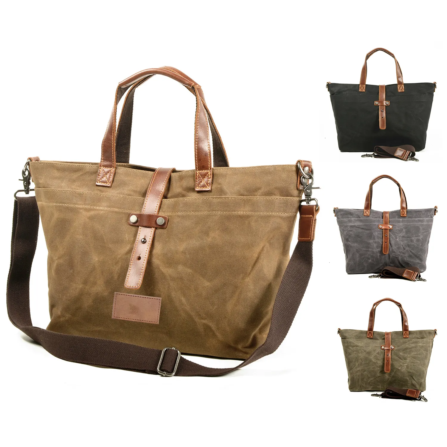 Fashion Wax Canvas Tote Bag for woman 6