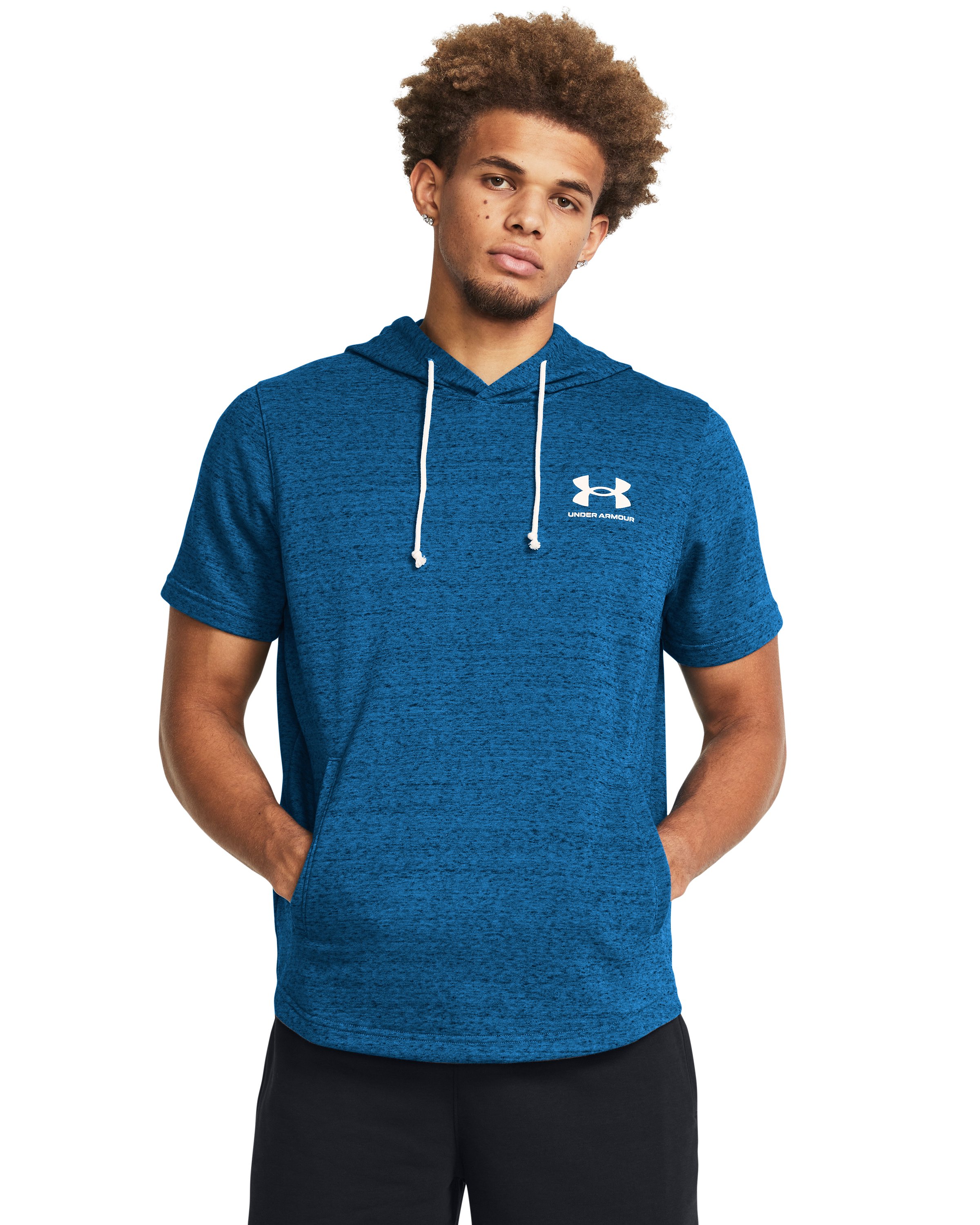 UA Rival Terry Men's Short Sleeve Hoodie 13