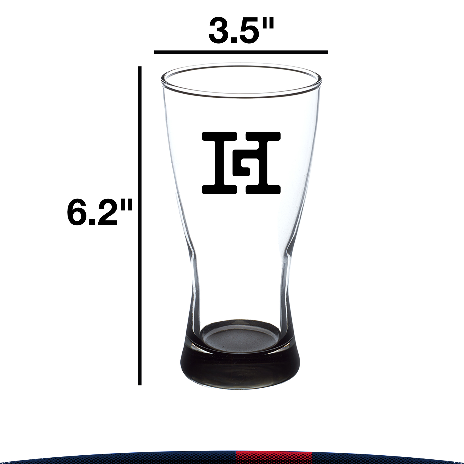 13.25 oz. Halstead Pilsner Glasses 3