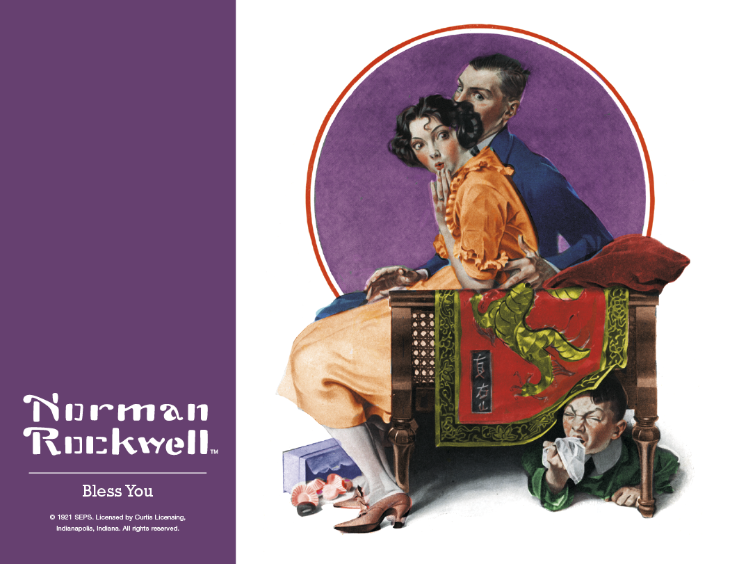 HotLine® Products Norman Rockwell Appointment Calendar - Spiral 46