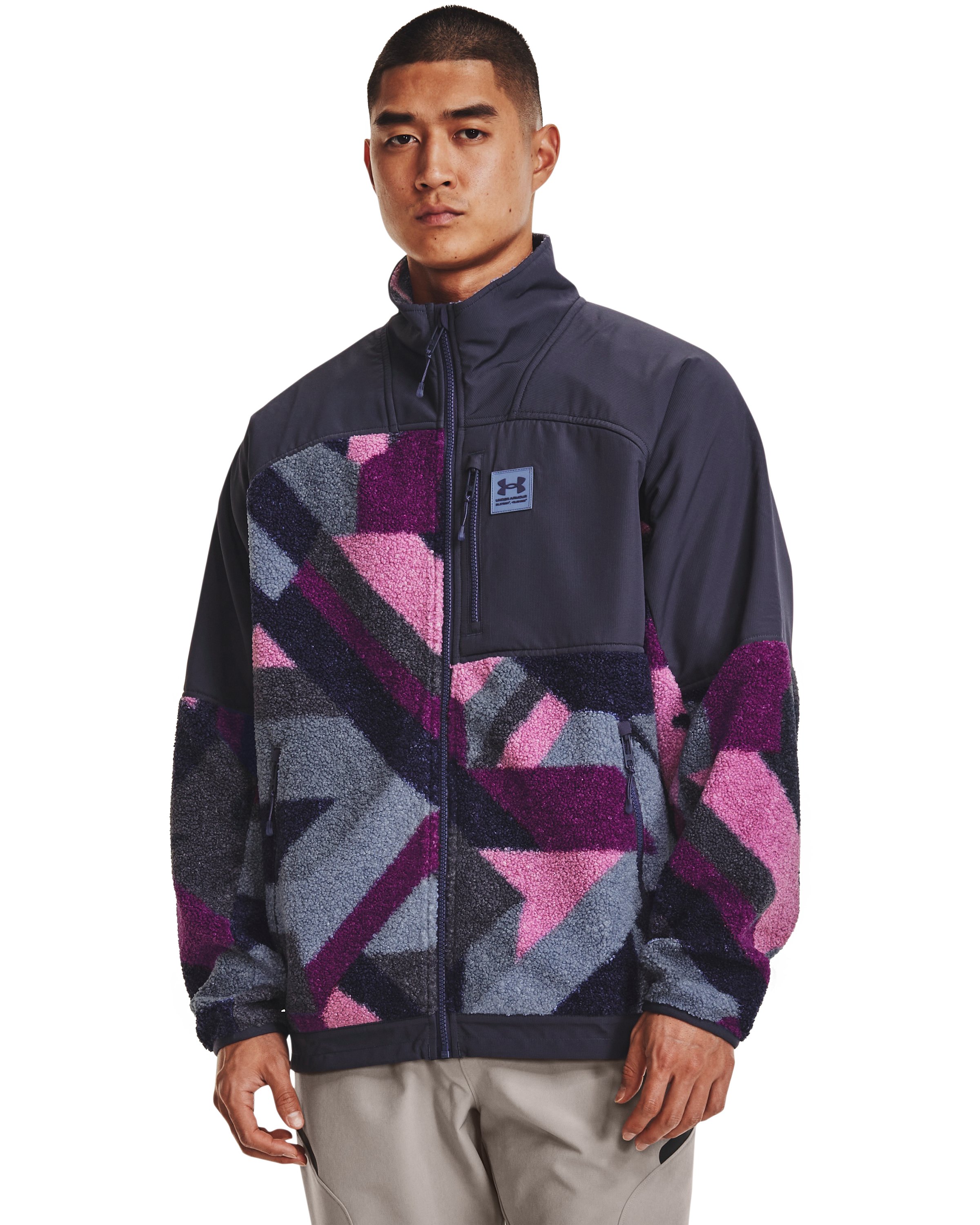 Men's UA Mission Printed Full-Zip  2