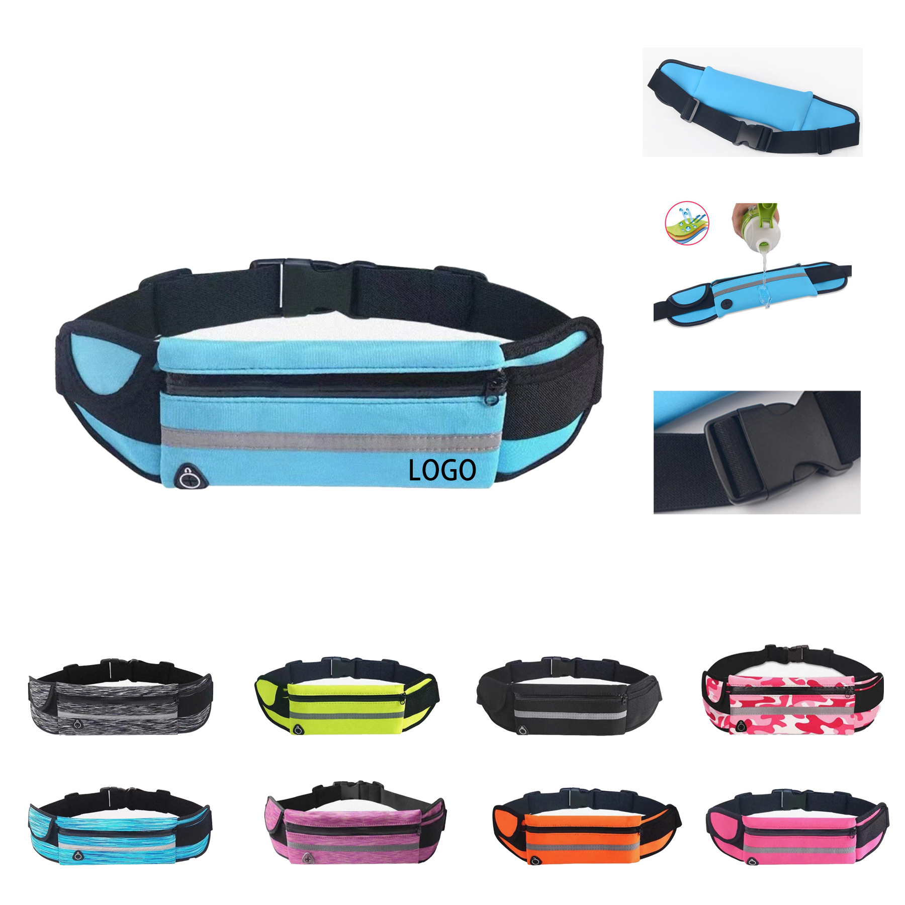 Neoprene Running Fanny Bag Waist Bag 2