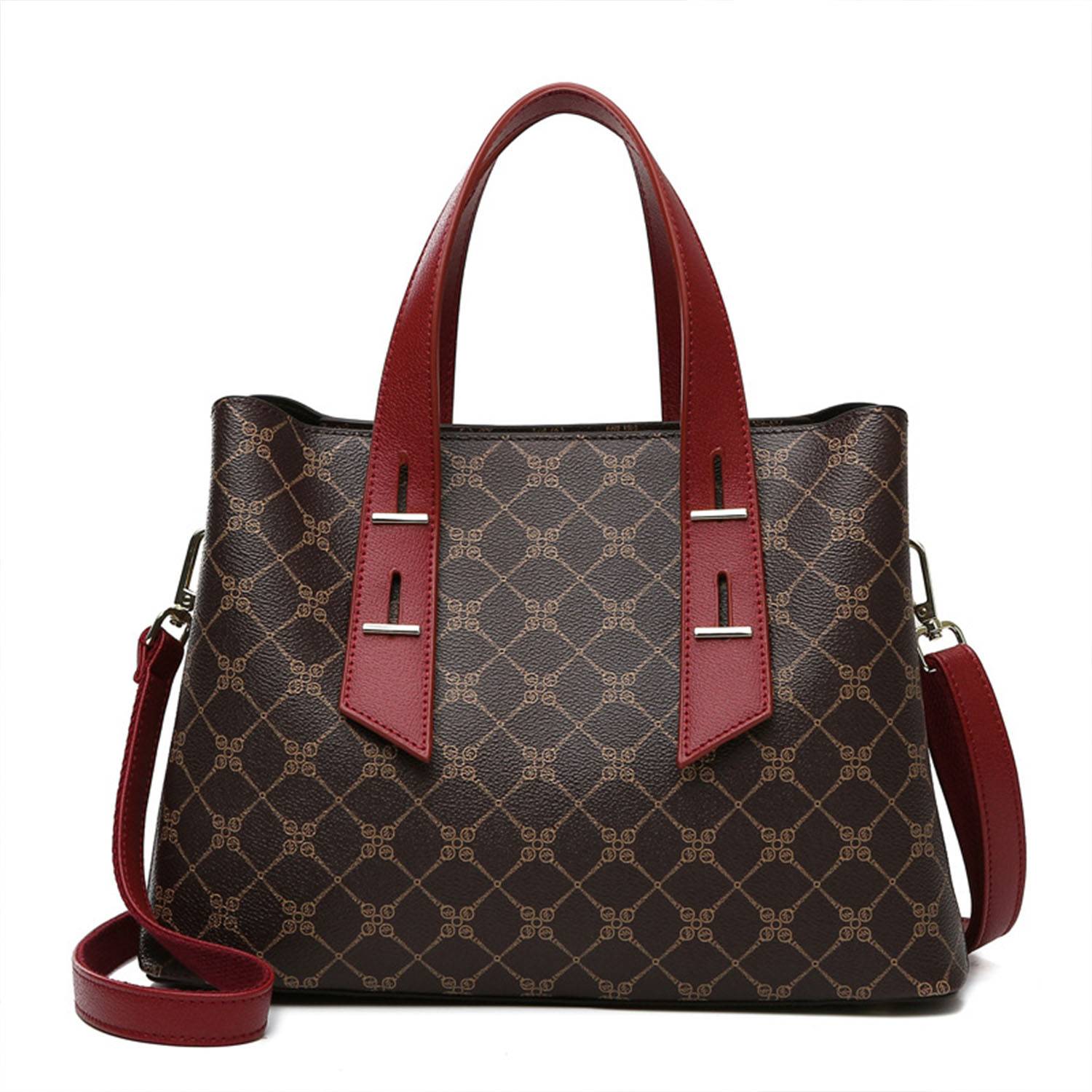 Printed Women's Handbag Retro Style Commuter Shoulder Bag Wo 5