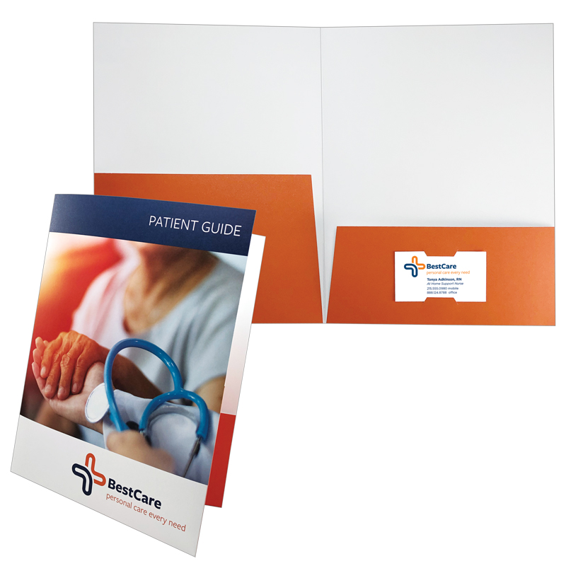 Large Presentation Folder with Tall and Regular Pocket 6