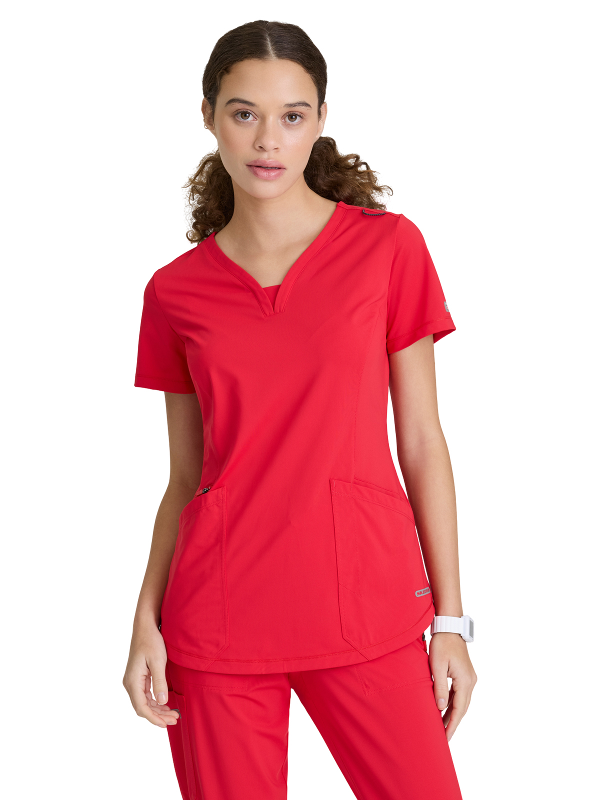 Skechers Slip-Ins - Women's Three-Pocket V-Neck Serene Scrub Top 37