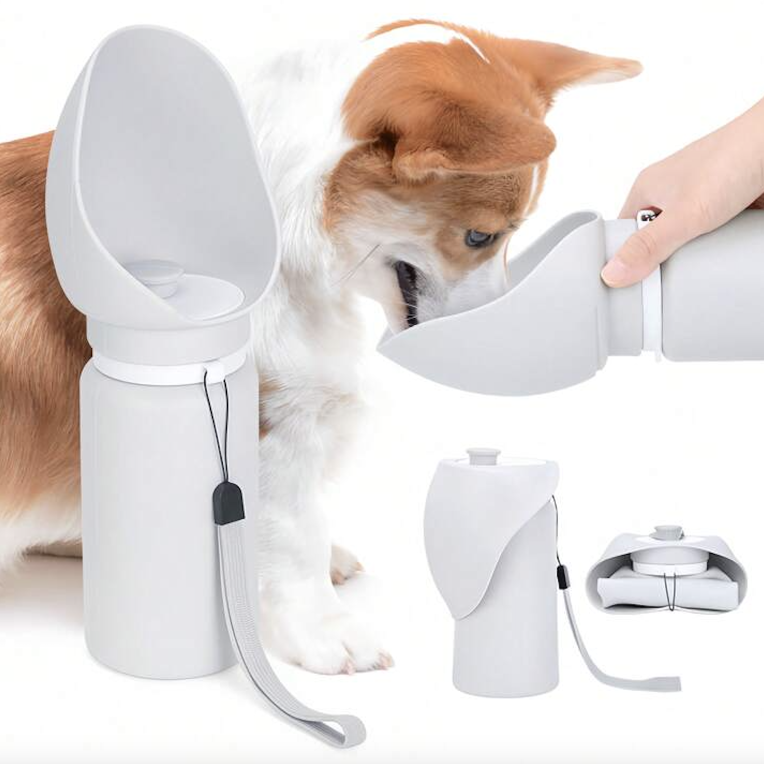 Silicone Collapsible Pet Water Bottle 2