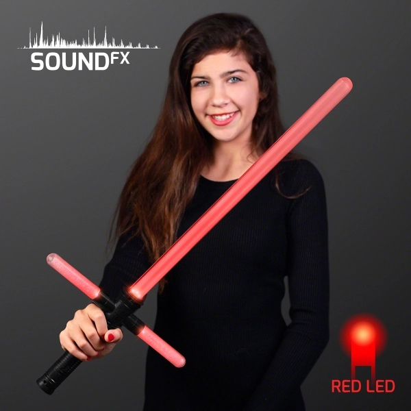 Light Up Cross Saber 1