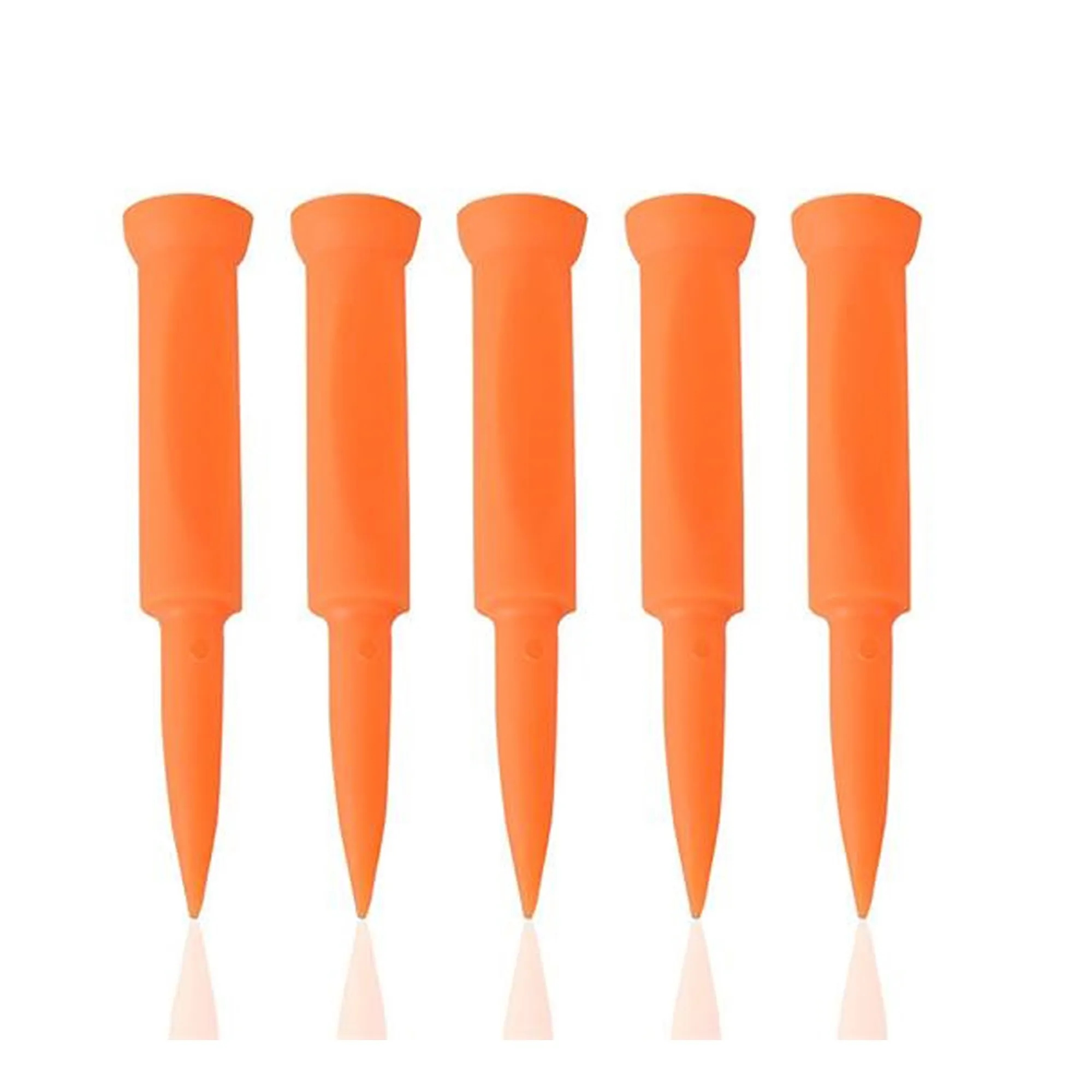 MOQ 100PCS Custom Logo Printed Colored Plastic Golf Tees 3