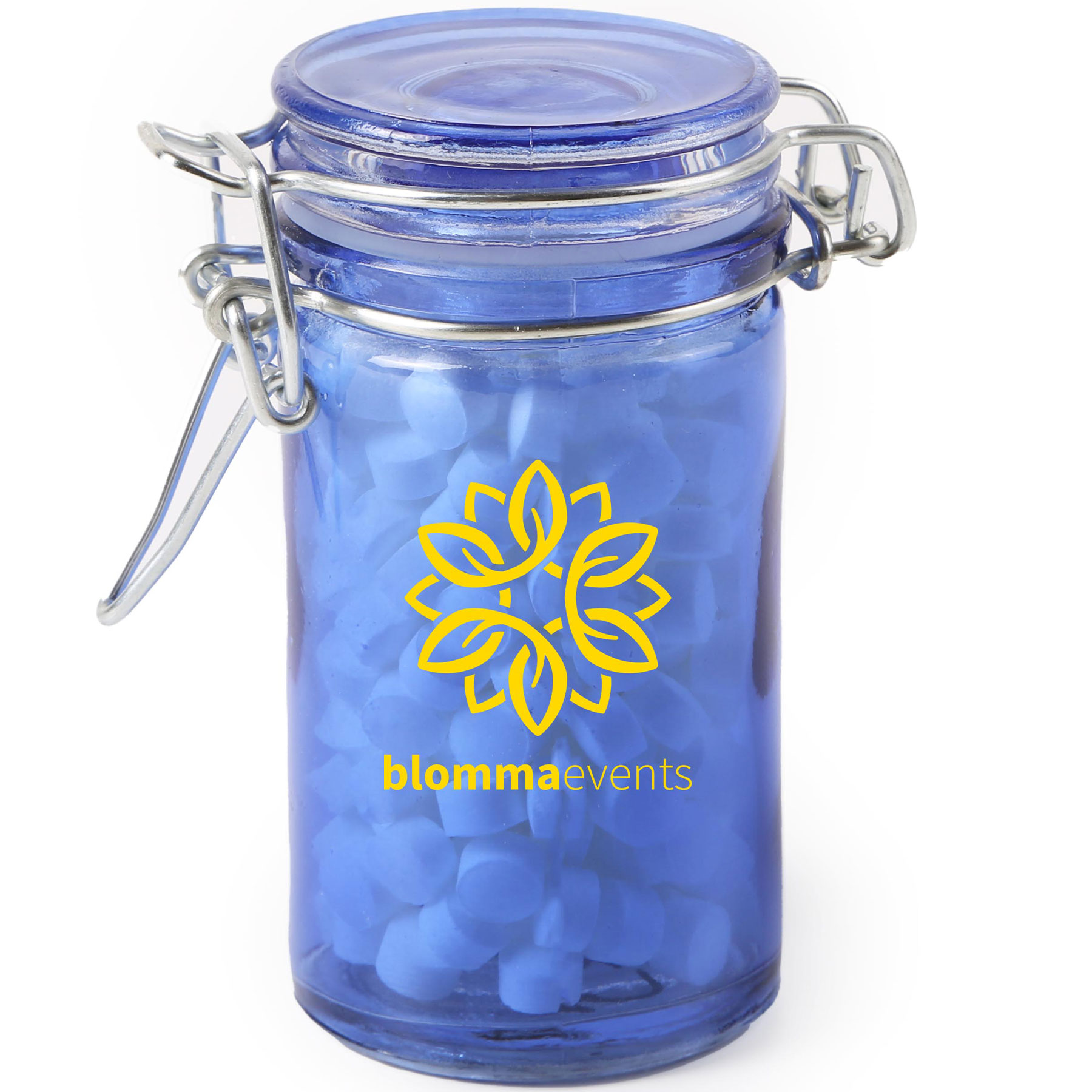 Round Glass Mint Jar 3