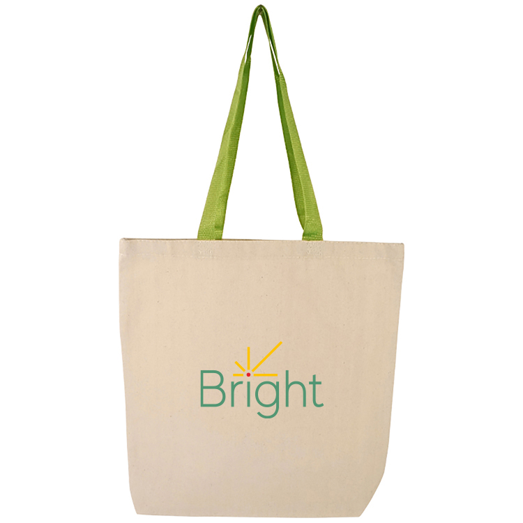 Clearwater Color Handle Cotton Tote, custom tote bag with logo imprint 28