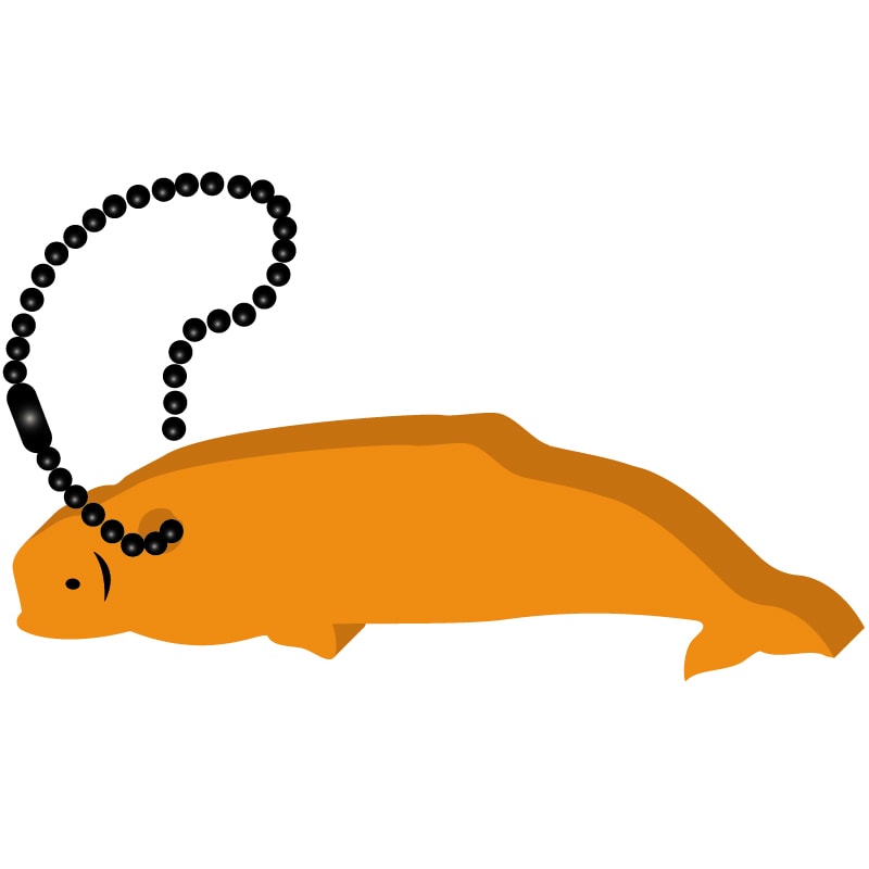 Beluga Whale Key Tag 1