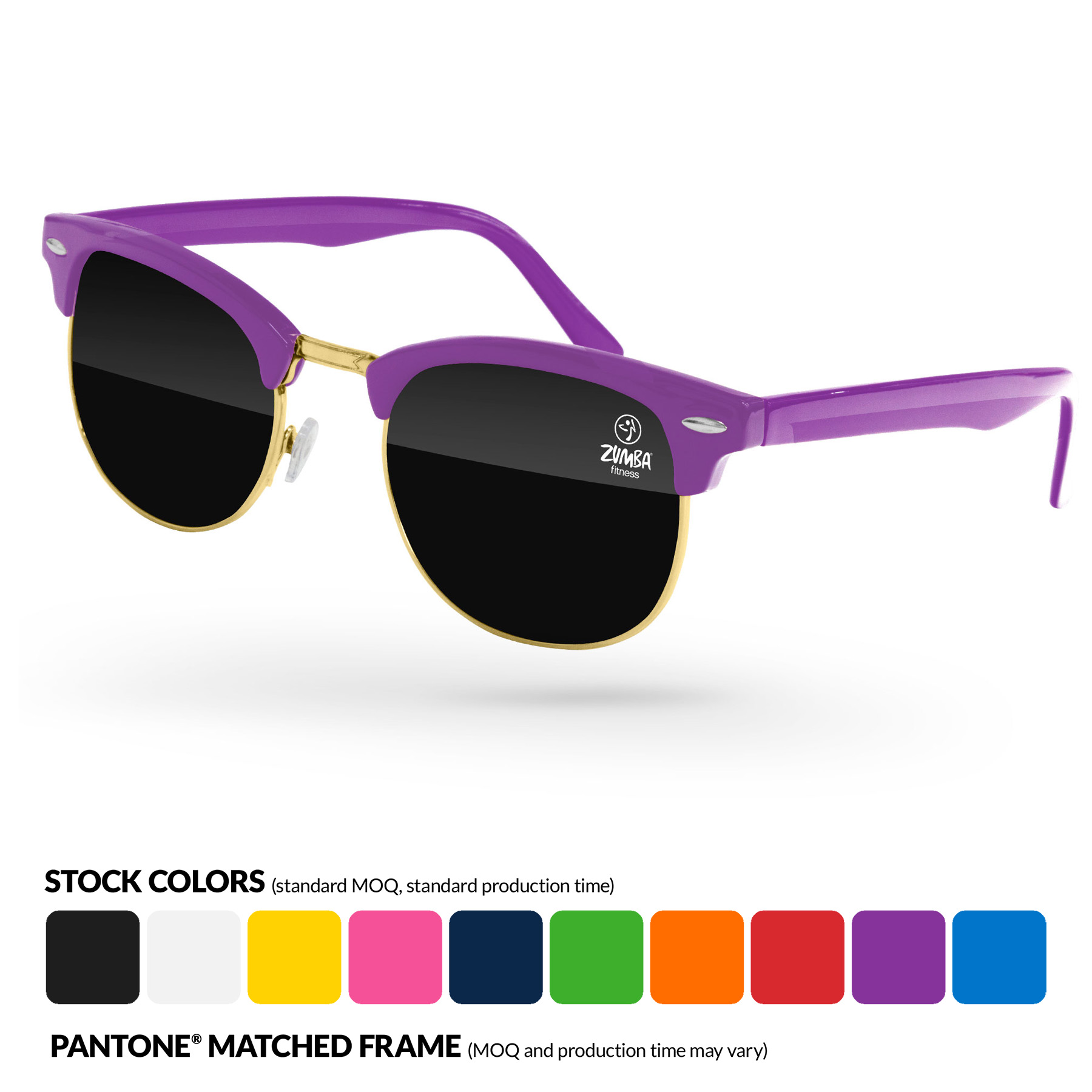 Metal Club Promotional Sunglasses w/ Lens Imprint 13