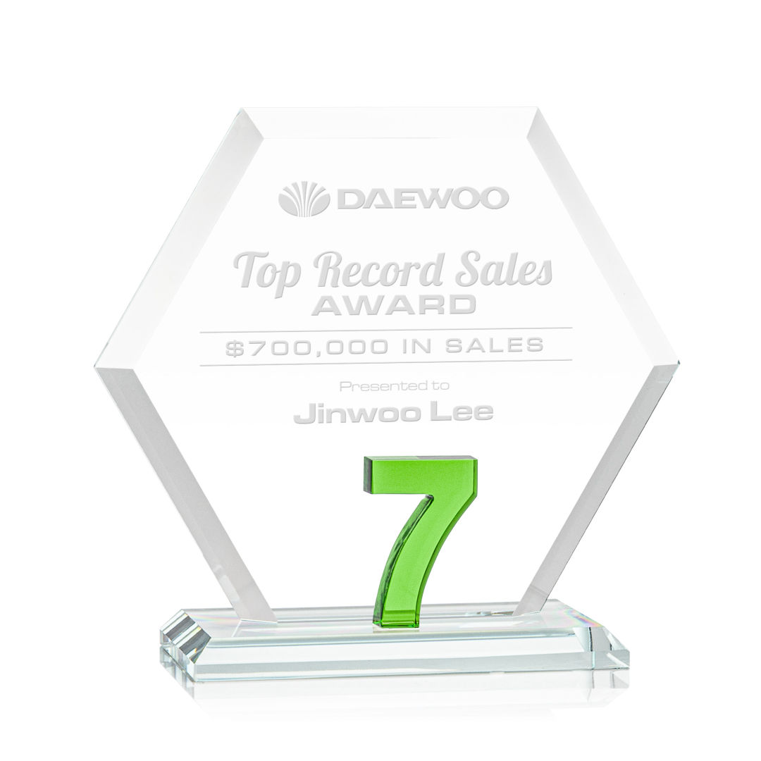 Riviera Milestone Award - Green 16