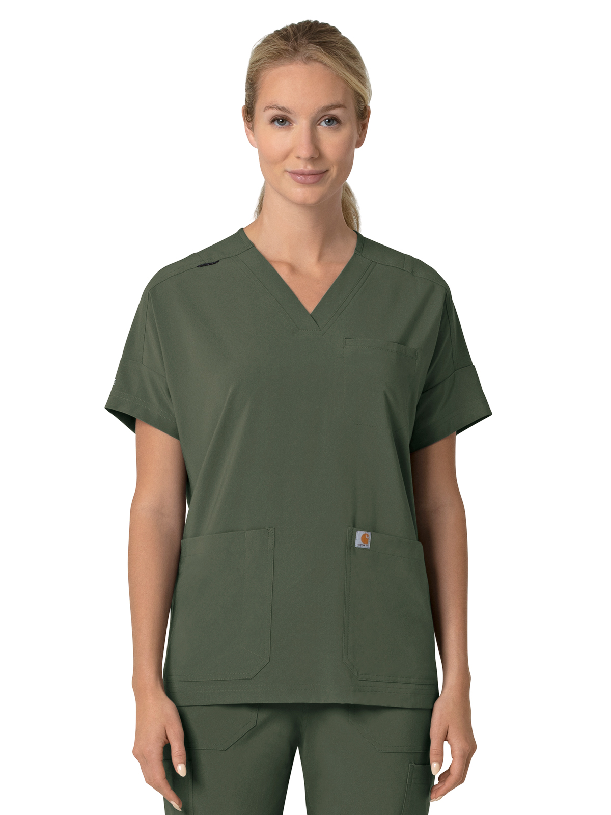 Carhartt Scrubs - Force Cross-Flex - Women's Four-Pocket Oversized Top 16