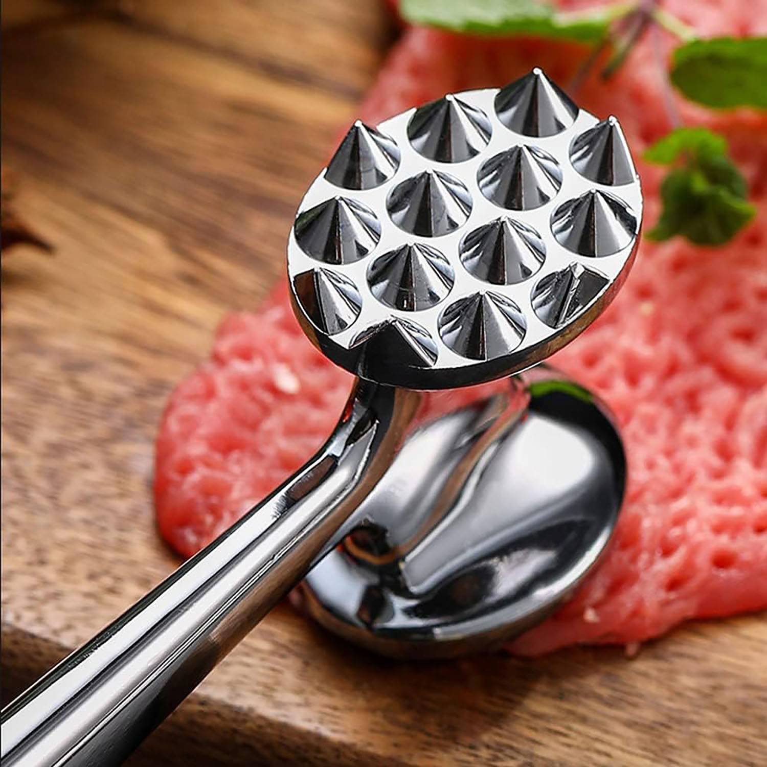 Meat Tenderizer Hammer Mallet Tool for Pounding Beef Steak 9