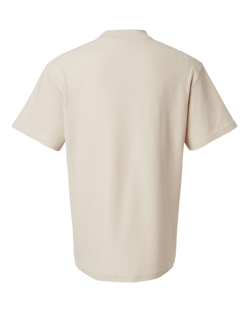 Unisex Pique Mock Neck Tee - 1PQ 18