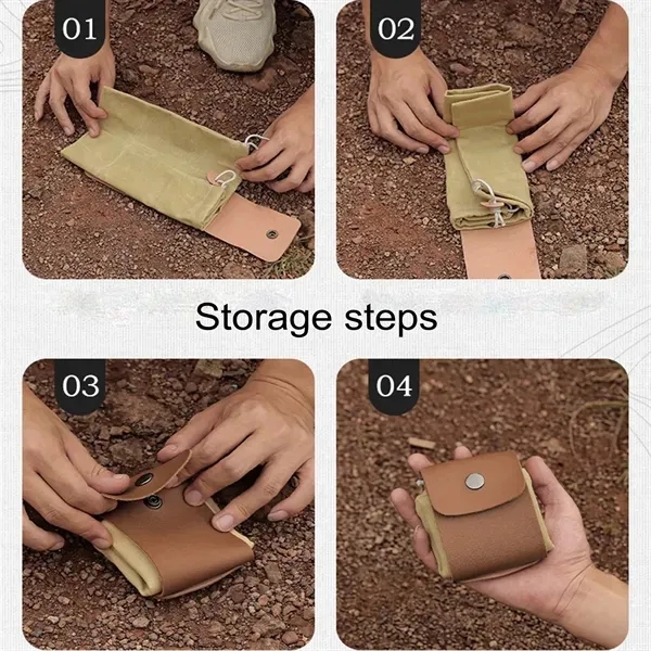 Foldable Canvas Foraging Waist Bag 5
